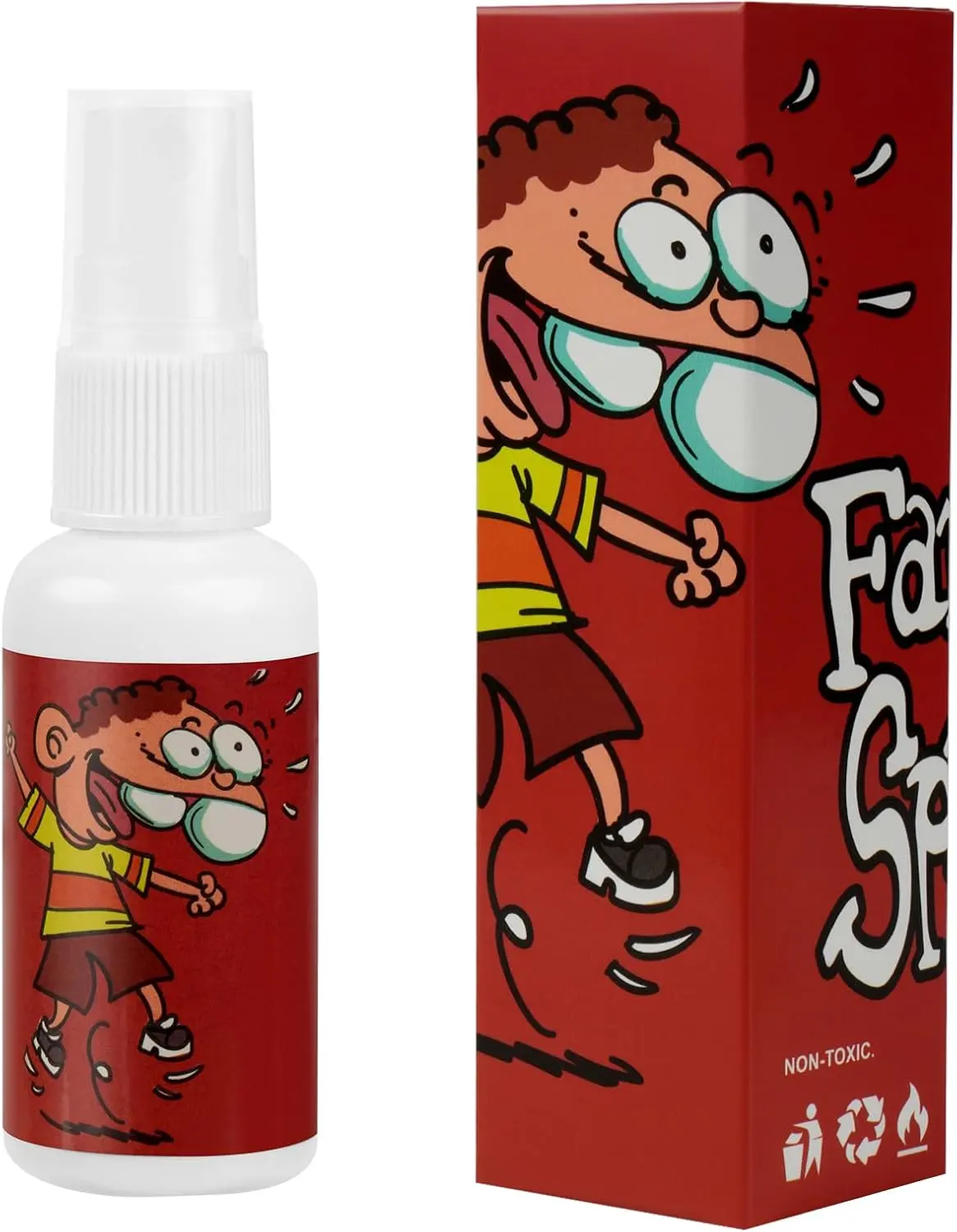 Prank Fart Spray Extra Strong,Stink Bomb Liquid Assfart Spray | Non Toxic Poop Spray Prank Stuff, Fart Bomb Toy Gag Gifts for Adults, Red
