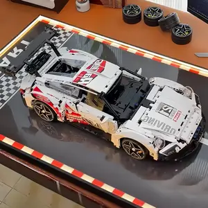 1861pcs Sport Car X Plane Building Set, Two Assembly Options, High Playability DIY Kit for Adults, Cool Desk Decor, Ideal Holiday Gift