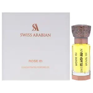 Rose 01 by Swiss Arabian for Unisex -0.39 oz Concentrated Perfume Oil