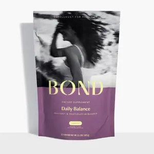 BOND Daily Balance - Drinkable Multivitamin Supplement for Hormone Health, Whole Body Wellness, Nutrient Reserves, with Magnesium, Probiotics, Vitamin D3, Vitamin B6, D-Chiro Inositol, Fiber for Whole Body Women's Wellness Vitamins Probiotics Women