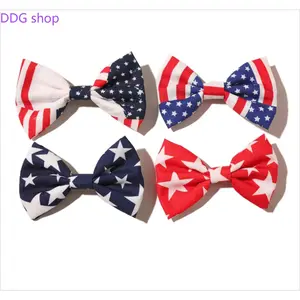 Western-Style Star and Stripe Duckbill Clip — American Flag Pattern Bangs Clip / Side Clip — Independence Day Hair Accessory