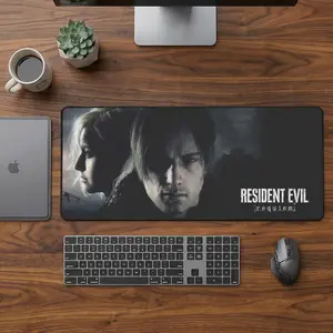 Resident Evil Mouse Pad - Biohazard Desk Mat - Gaming Decor - Large Extended Mousepad
