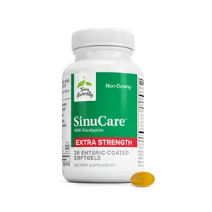 Terry Naturally SinuCare Extra Strength 30 Softgels Sinus Support Respiratory Support Nasal Comfort Non GMO