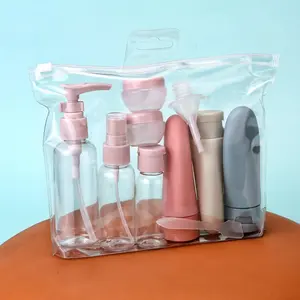 80ML Portable Refillable Bottle Set, Travel-Ready Toiletry & Bathwash Separately, Ideal for On-The-Go Use, Compact Design