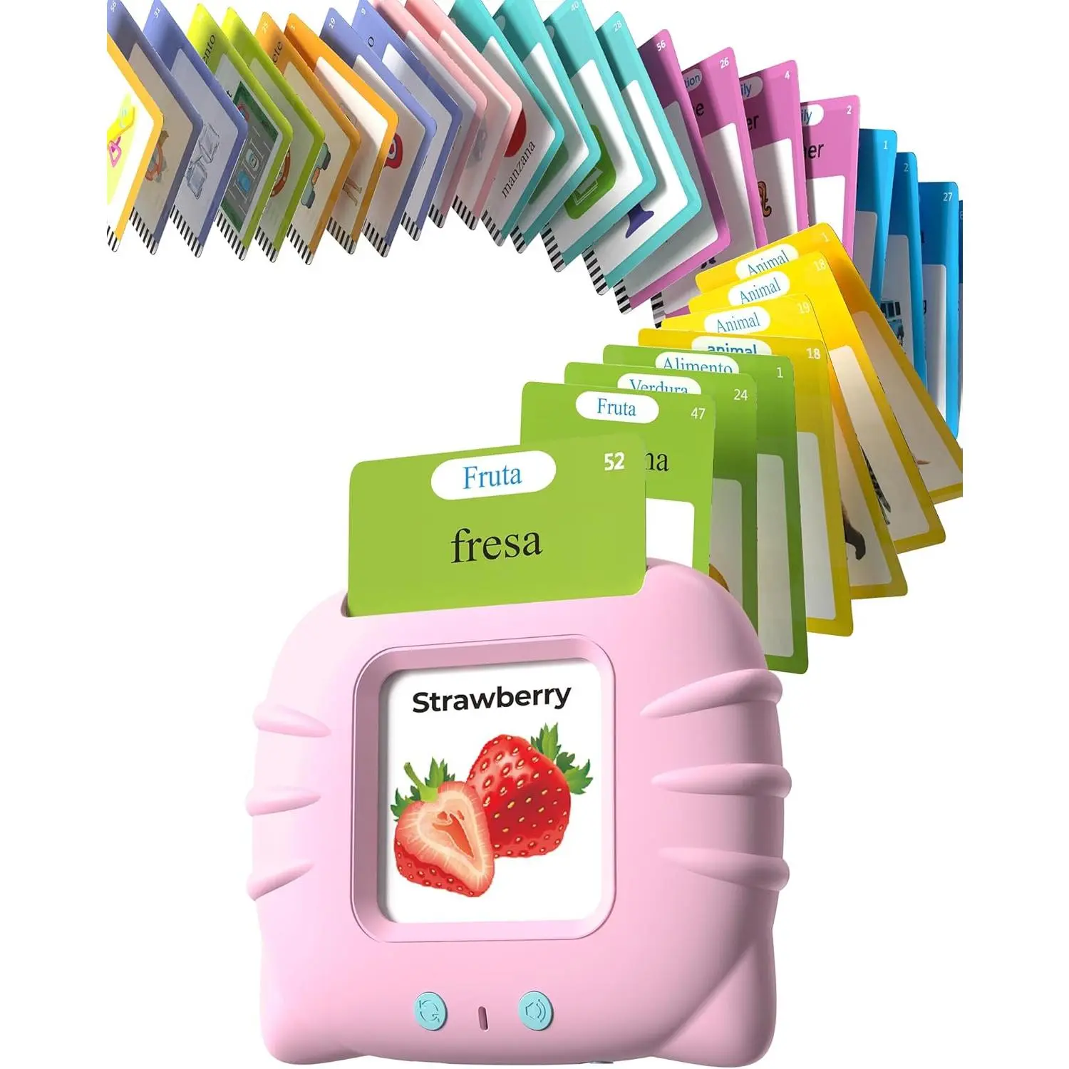 510 Words English & Spanish Pink