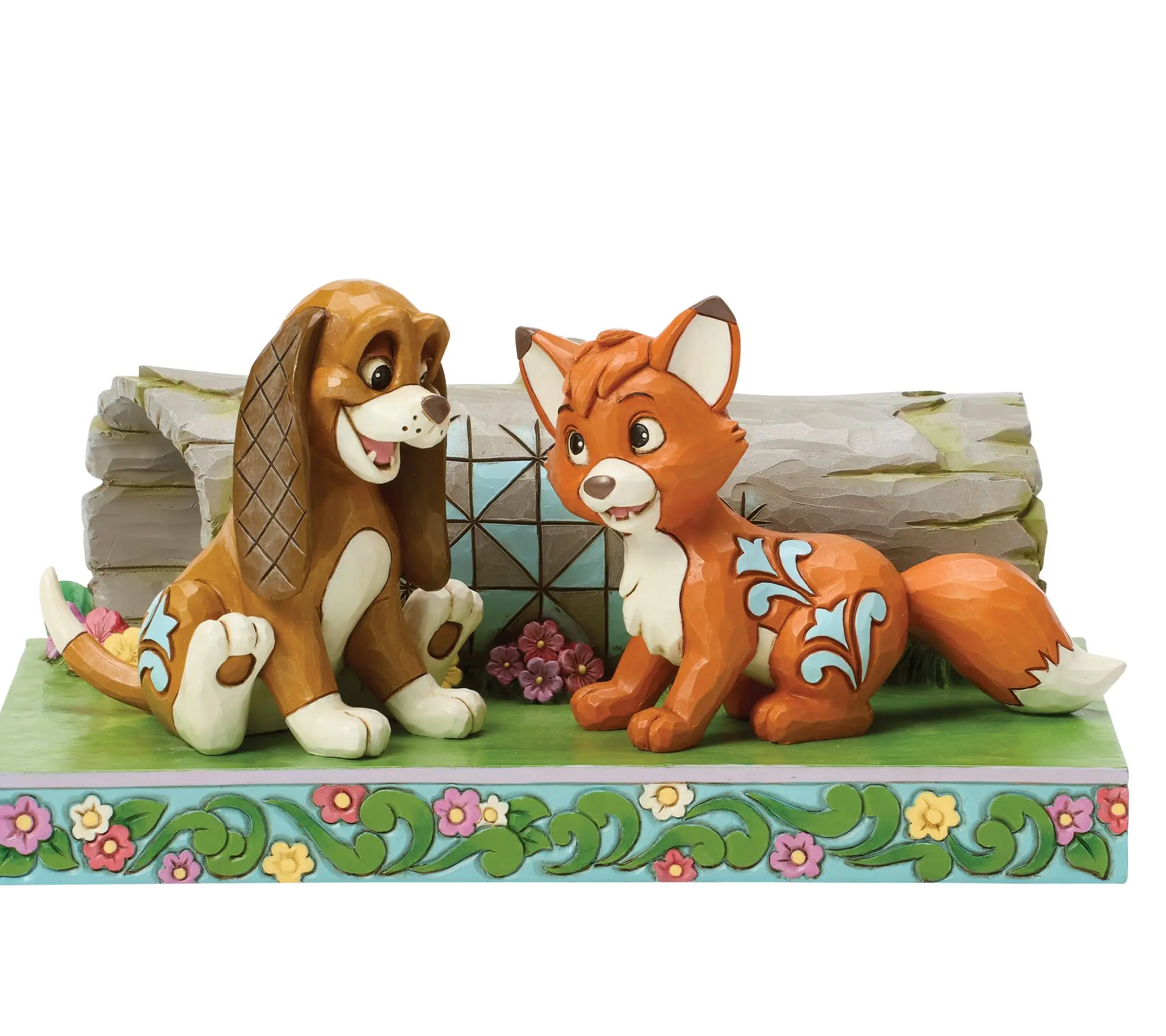 Jim Shore Disney Traditions Fox & the Hound Figurine 4.1in H
