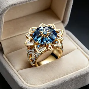 [Bohemian Ring] 1pc 1pcs Women' Bohemian African-Themed Ring Suitable for Marriage Proposal Wedding Gift, Elegant Jewelry for Anniversary, Birthday, Christmas, Valentine' Day & Mother' Day Gift for Wife,, Casual Attire