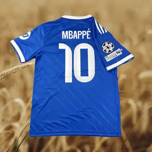 25-26 Away Blue No.10  Short sleeve Soccer Jersey