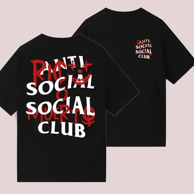 Rico O Muerto T Shirt ASSC Graphic Playera Streetwear Fashion Tee Urban Style Graphic Shirt for Men Women