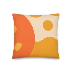 Golden Horizon Accent Pillow - Amber