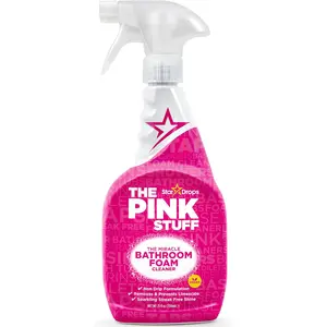 Stardrops - The Pink Stuff - Miracle Bathroom Foam Cleaner 750ml - Baths, Tiles, Soap Scum, Limescale, Streak Free