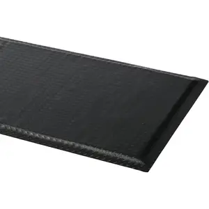 2 x 7 FT Anti  Mats Industrial 15/16 Inch Thick Soft Sponge  Mat Durable Heavy Duty  Plate for Standing Non Slip Industrial Grade Floor Mat for  &   (Black)