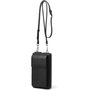Small Leather Crossbody Bags for Women, Mini Cell Phone Wallet Purse With Card Slots And Adjustable Strap
