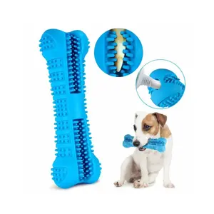 Soft Rubber Dog Toothbrush Chew Toy