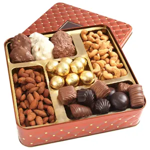 Gourmet Gift Basket with Assorted Truffles & Nuts