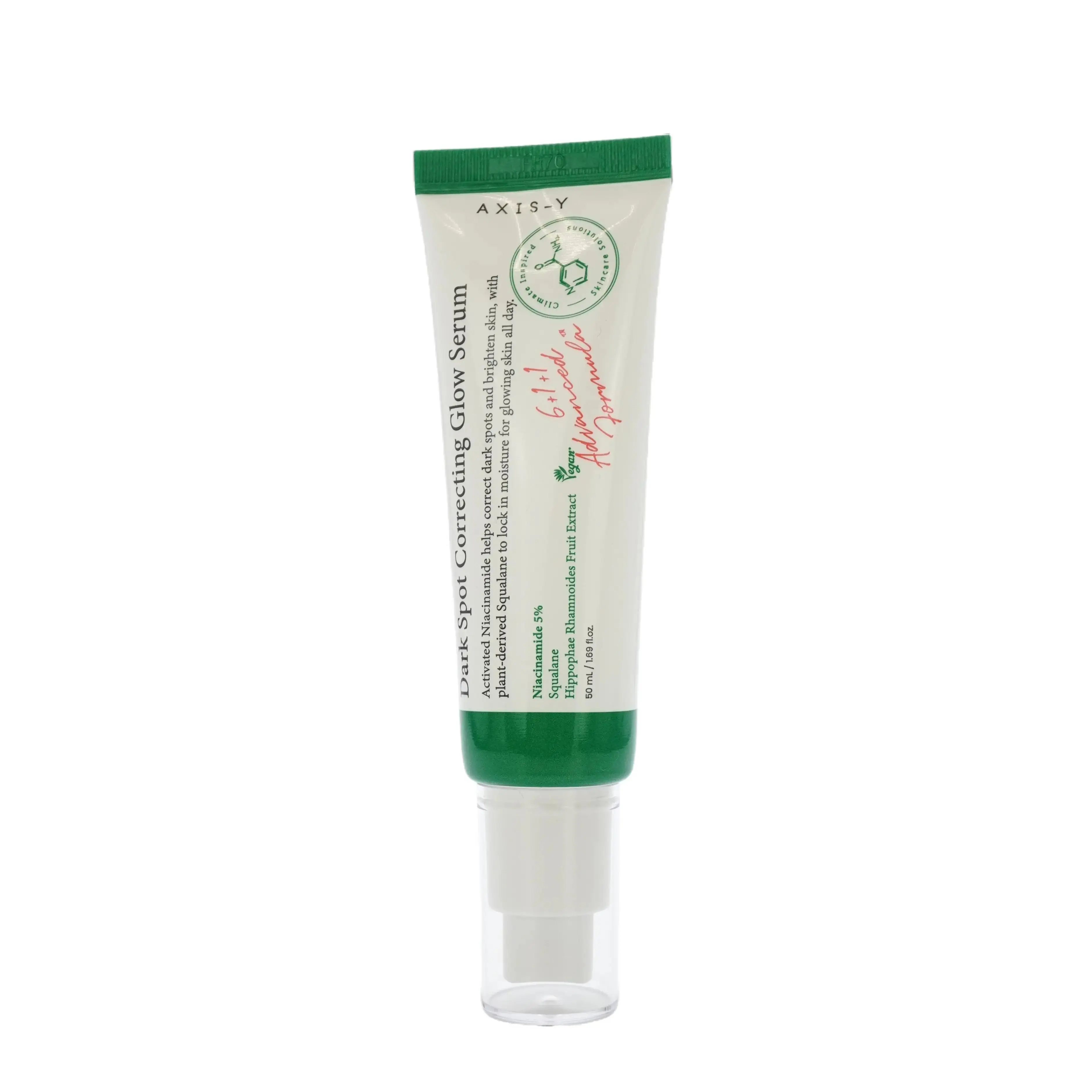 Axis-Y Dark Spot Correcting Glow Serum, Dark Spot Corrector Brightener with Lightweight Hyaluronic Formula (50ml), Hyperpigmentation Treatment, Radiant, Uneven Skin Tone