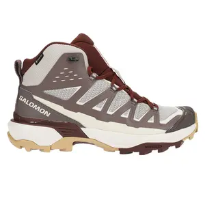 Salomon Womens X Ultra 360 Edge Mid Gtx Hiking Hiking Sneakers Shoes - Red Salomon Womens X Ultra 360 Edge Mid Gtx Hiking Hiking Sneakers Shoes - Red