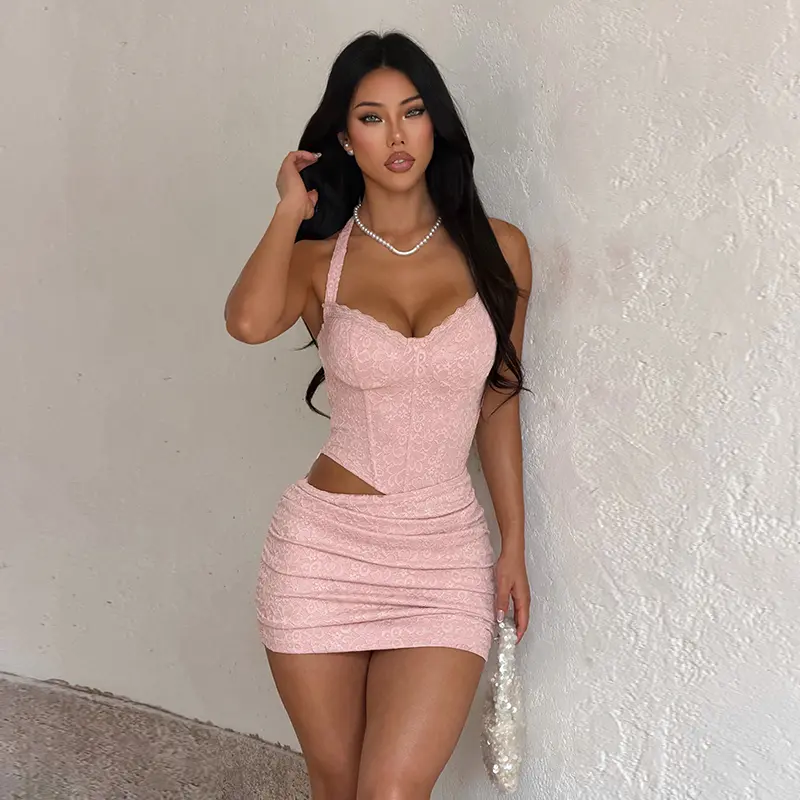 YL25534MHO-Women's Halter Neck Cutout Mini Dress Sleeveless Asymmetric Short Dresses for Night Out Party Clubwear YL25534MHO-Women's Halter Neck Cutout Mini Dress Sleeveless Asymmetric Short Dresses for Night Out Party Clubwear