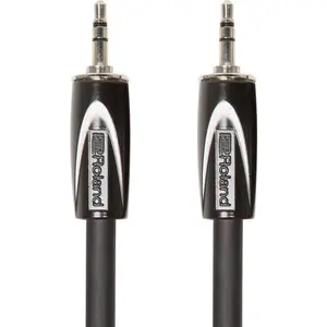 Roland RCC-10-3535 Black Series 1/8" TRS Plug to 1/8" TRS Plug Interconnect Cable (10')