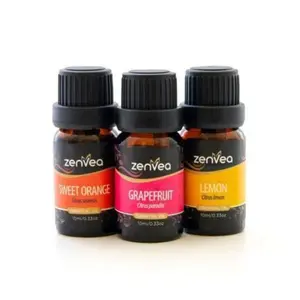 Zenvea Essential Oil Citrus Bundle  Aromatherapy Therapeutic