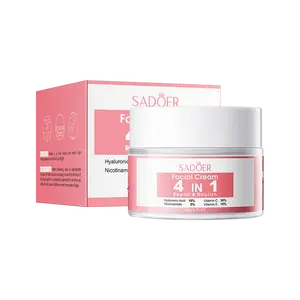 【Buy 2 Get 1 Free】 SADOER 4IN1 Repair & Nourish – With hyaluronic acid, vitamin C, niacinamide & vitamin E, this smooth, fast-absorbing cream delivers deep hydration, comforts dry skin, evens tone, softens fine lines, and firms for a supple, smooth look.