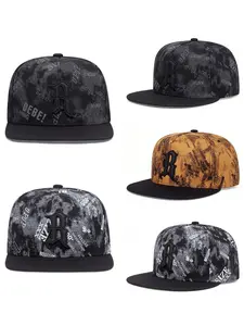 2026 New Fashionable Creative Hip Hop Hat R Graffiti Embroidery Street Personalized Skateboarding Hat Outdoor Leisure Sports Sunshade Hat Daily Commuter Decoration Baseball Hat Male Female Same Style Flat Edge Hat