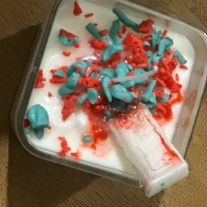 Christmas cookie candle