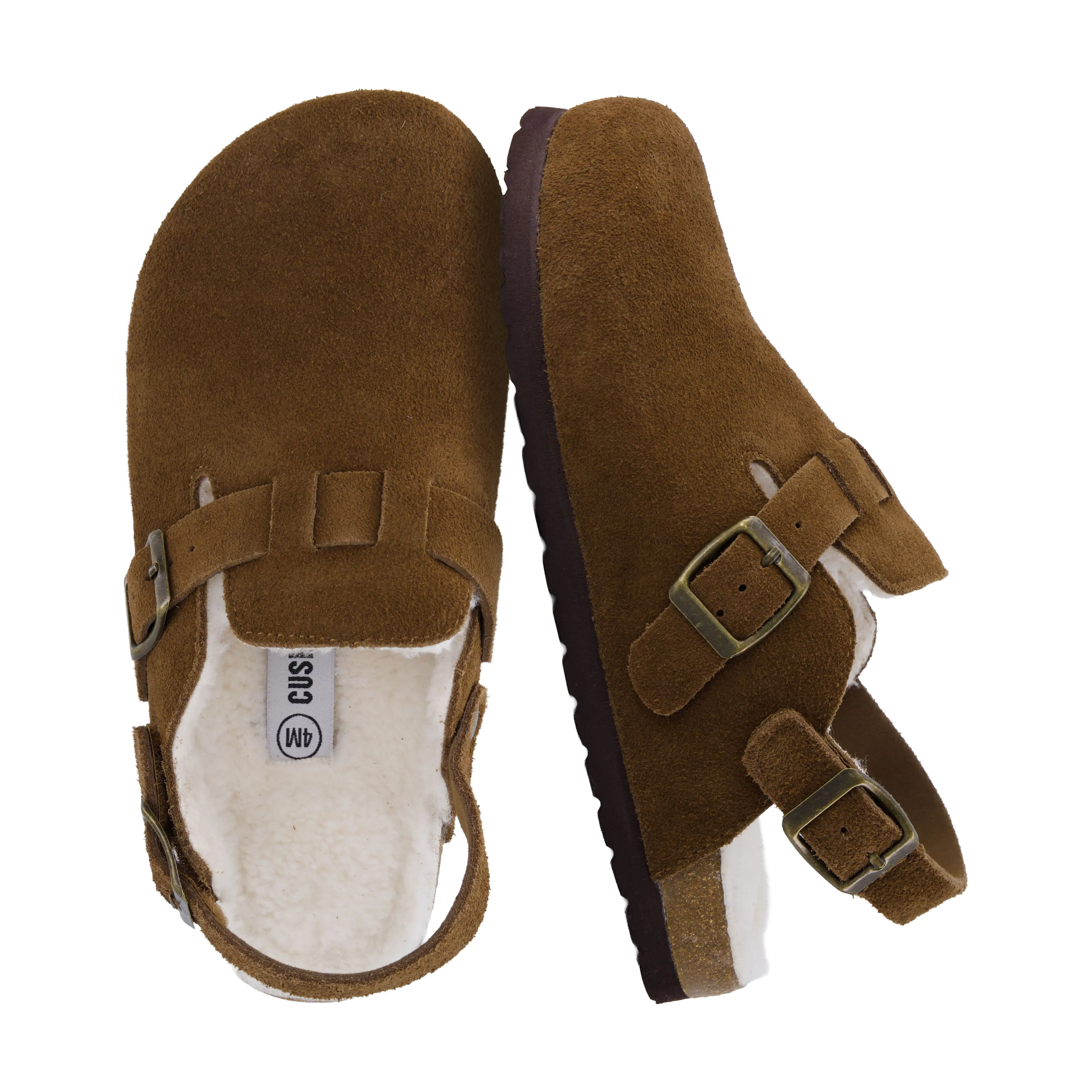 Cushionaire Hello Genuine Suede Clogs For Boys And Girls | Cozy Slip On Kids Clogs With Soft Comfortable Footbed | Everyday Indoor And Outdoor Shoes For Children