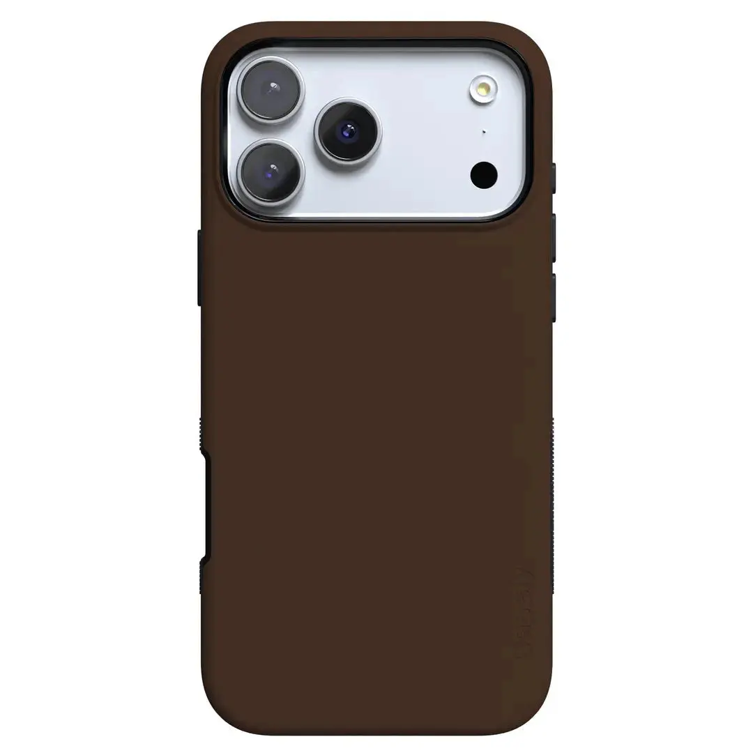 Casely iPhone 17 Pro Max Case | The Boyfriend Collection | Espresso Brown | Bold Protective Design | Compatible with MagSafe