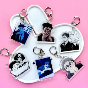 Hiromi Higuruma Anime Lawyer character Tired Daddy Attorney keychains