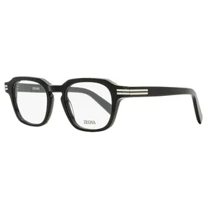 Zegna Modern Keyhole Eyeglasses EZ5282 001 Black 50mm