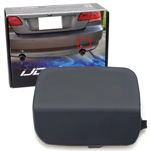 iJDMTOY Rear Bumper Tow Hook Cap Cover Replacement For 2007-2010 Pre-LCI BMW E92 3 Series Coupe 328i 335i M3, etc