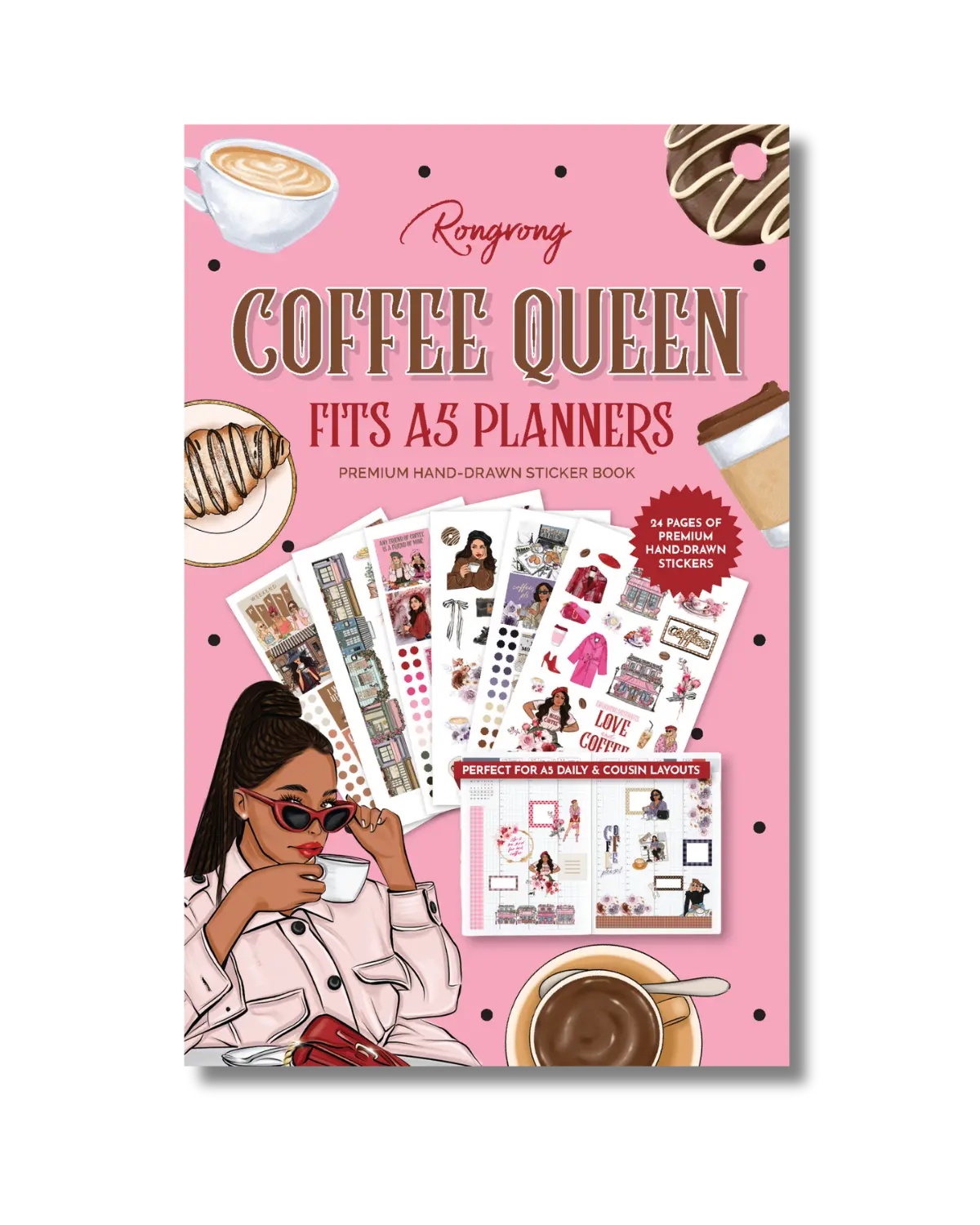 Coffee Queen Hobonichi Sticker Book Coffee Queen Hobonichi Sticker Book