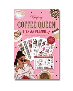 Coffee Queen Hobonichi Sticker Book