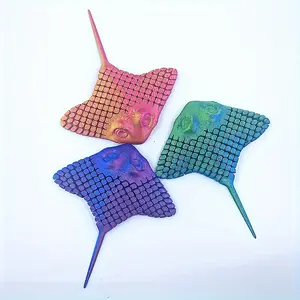 3D Printed Unique Ocean Animal Toy Stingray Fidget Spinner: Colorful, Perfect for Parties, Home Decor, And As a Gift for Any Occasion Stress Relief Toys