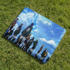 Attack on Titan Floor Mat Soft Flannel Non-Slip Area Rug Water Absorbent Thick Floor Mat for Bedroom Living Room Kitchen Hallway Entryway Indoor Outdoor Durable Home Decor Mat