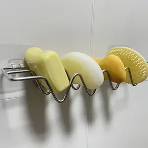 1pc Multi-functional Hanging Drainage Tray for Toilet and Bathroom, Storage Rack for Student Dorm Laundry, Soap, and Bathroom Sink Organization