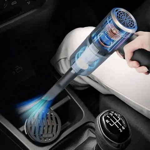 Portable Handheld Vacuum Cleaner, Rechargeable Cordless Car Vacuum, Multifunctional Dust Cleaner, Household Cleaning Tool for Car, Home, Office and Pet Hair & Car Seat Cleaning Supplies