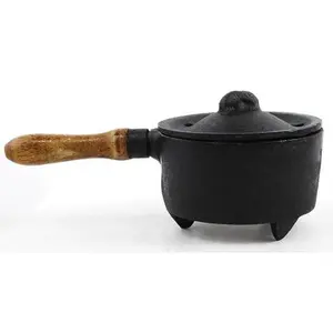 Durable Cast Iron Incense Burner with Handle