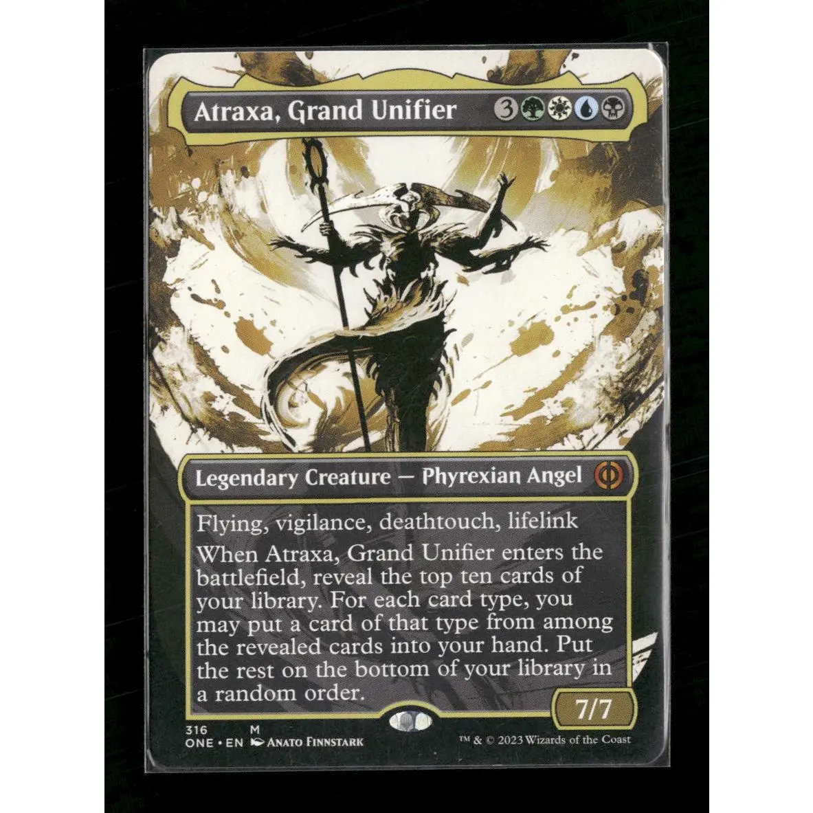 Phyrexia: All Will Be One Atraxa, Grand Unifier (Showcase) #316