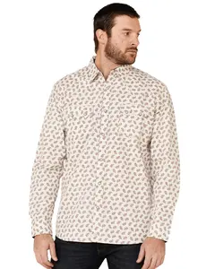 Moonshine Spirit Men's Spirit&Reg; Micro Paisley Print Long Sleeve Western Shirt - Mssp21w2