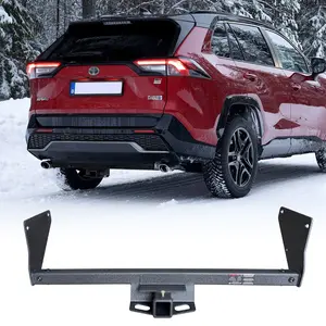TIOYAR Steel Class 3 Trailer Hitch 2 Inch Receiver Tow Hitch Compatible with 2019-2023 Toyota RAV4 Black Powder Coated