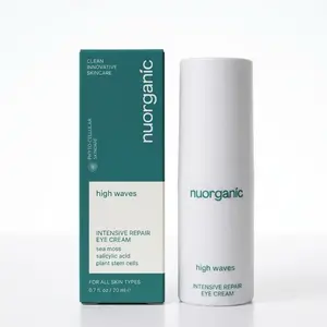 nuorganic High Waves Eye Cream - nuorganic Sea Moss Eye Cream for Intensive Under Eye Repair, Antioxidants and Salicylic Acid for Dark Circles and Puffiness