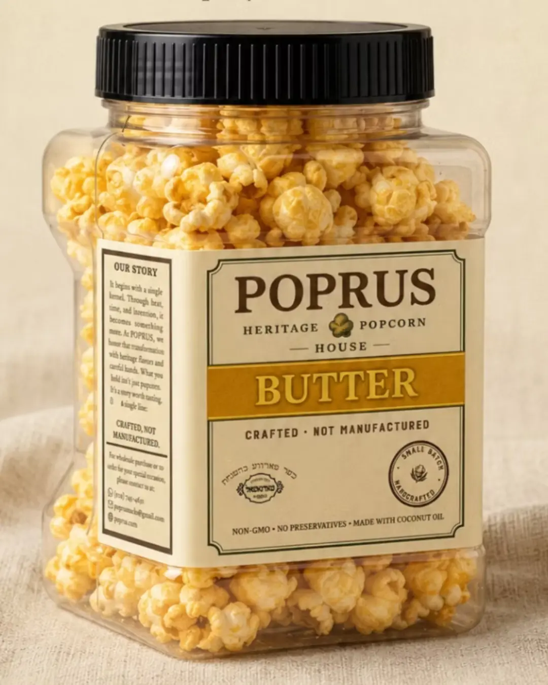 Poprus - Butter Flavored Popcorn