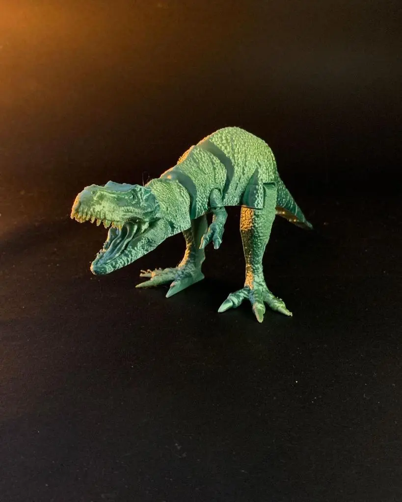 Tyranno Titan 3D Articulated Tyrannosaurus Rex Fidget Toy - Color Variations, Flexible, Movable Joints, Portable, Ideal Stress Relief & Sensory Play