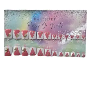 Customizable 24 Piece Press-On Toenail Set with Customizable Style and Color Options, Includes Various Designs and Colors Multicolor