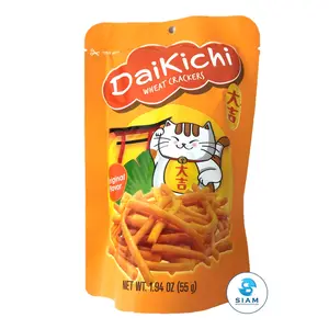 DaiKiChi Wheat Cracker Sticks, Original Flavor (1.94 oz) ขนมขาไก่ ไดคิจิ รสดั้งเดิม