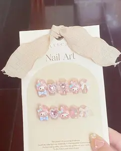 Handmade Artful Melody Nails