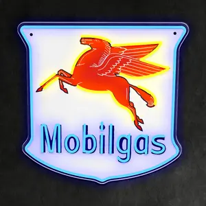 A UV printed mobile neon light decoration, underground garage, bar party LED logo, men's cave, game room, store logo, gift for friends