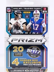 2021 PANINI PRIZM FOOTBALL HANGER BOX (RED ICE PRIZMS)